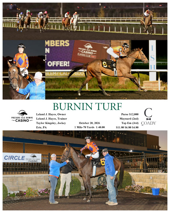 BURNIN TURF - 10-20-26 - R08 - PID