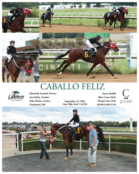 CABALLO FELIZ - 091226 - Race 08 - BTP