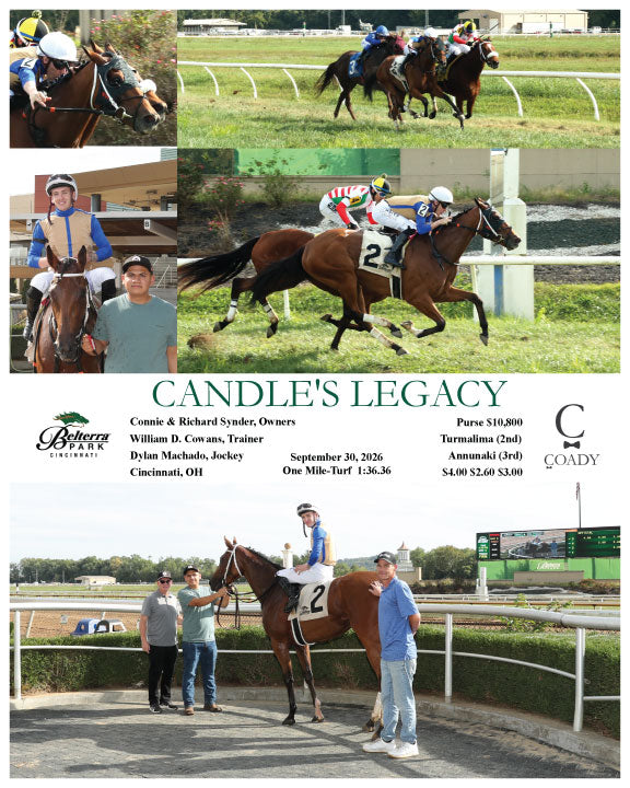 CANDLE'S LEGACY - 093026 - Race 08 - BTP