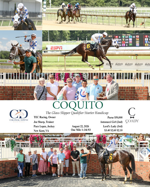 COQUITO - The Glass Slipper Qualifier Starter Handicap - 08-22-26 - R08 - CNL
