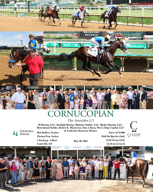 CORNUCOPIAN - 053026 - Race 08 - CD  The Aristides G3