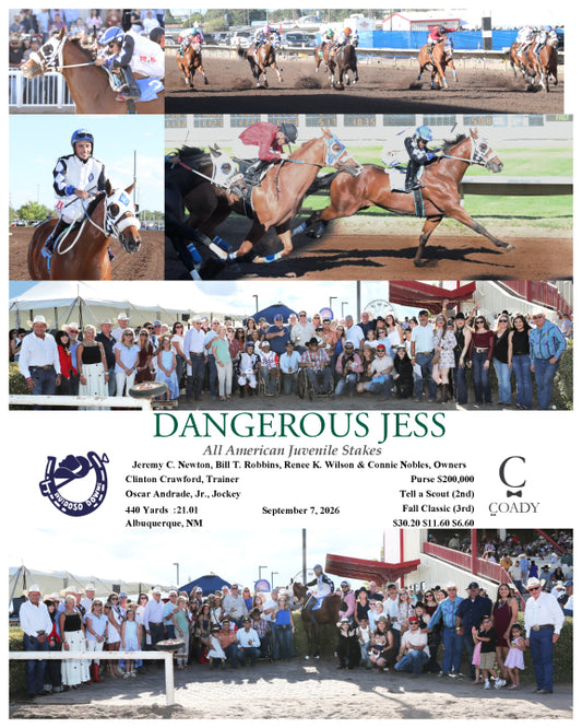 DANGEROUS JESS - All American Juvenile Stakes - 09-07-26 - R08 - RUI