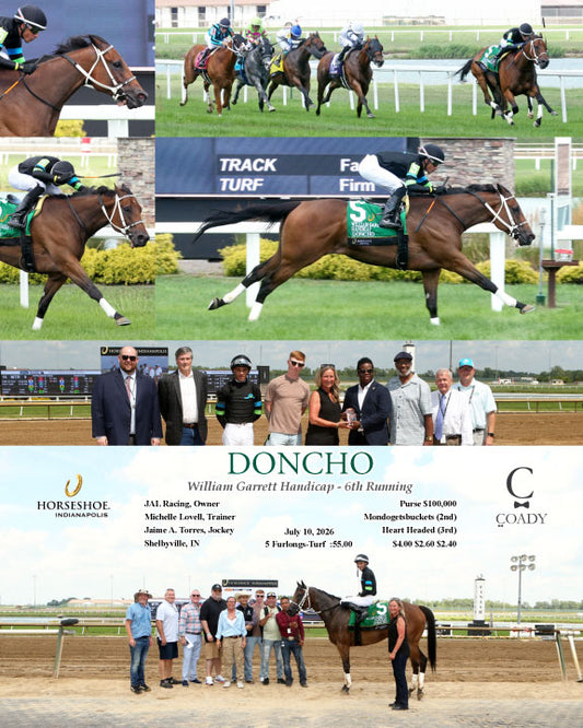 DONCHO - William Garrett Handicap - 6th Running - 07-10-26 - R08 - IND
