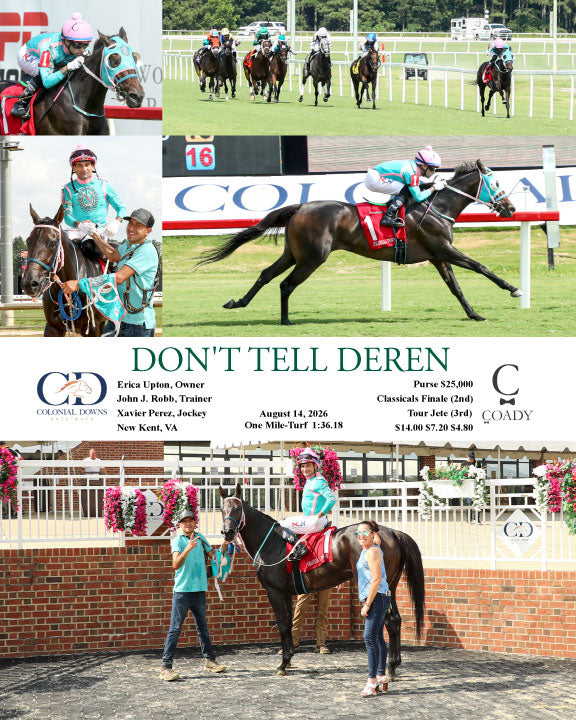 DON'T TELL DEREN - 08-14-26 - R08 - CNL