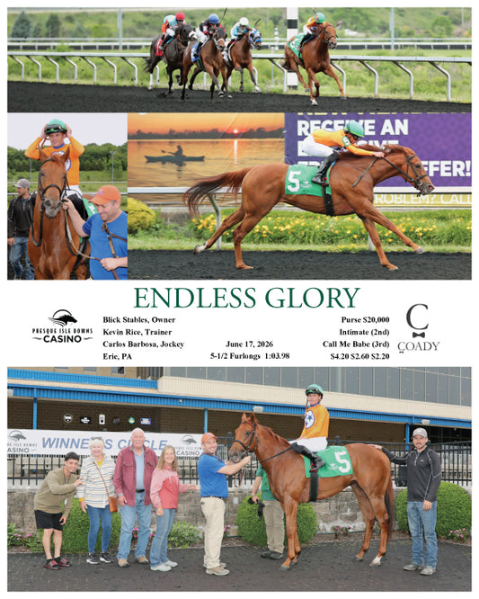 ENDLESS GLORY - 06-17-26 - R08 - PID