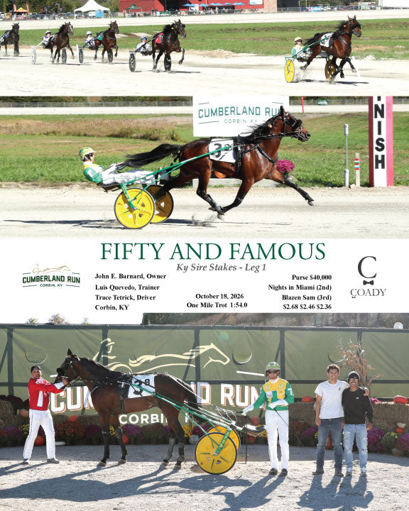 FIFTY AND FAMOUS - 101826 - Race 08 - CLR