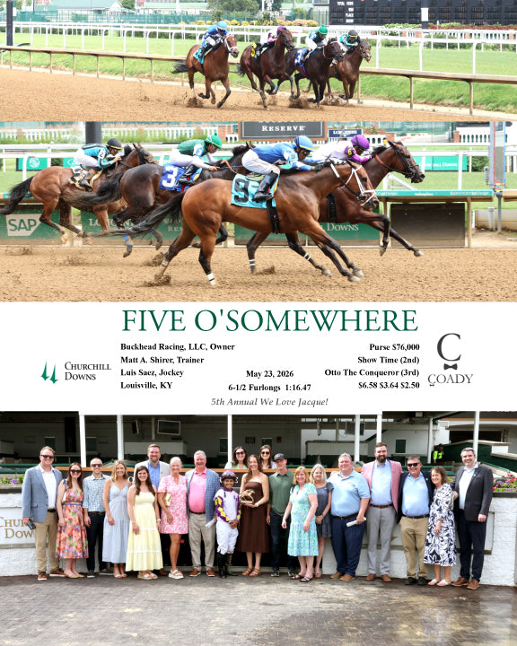 FIVE O'SOMEWHERE - 052326 - Race 08 - CD - Group - Coady Media - Kurtis Coady Photography