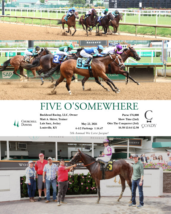 FIVE O'SOMEWHERE - 052326 - Race 08 - CD - Coady Media - Kurtis Coady Photography