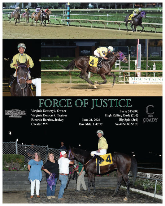 FORCE OF JUSTICE - 06-21-26 - R08 - MNR