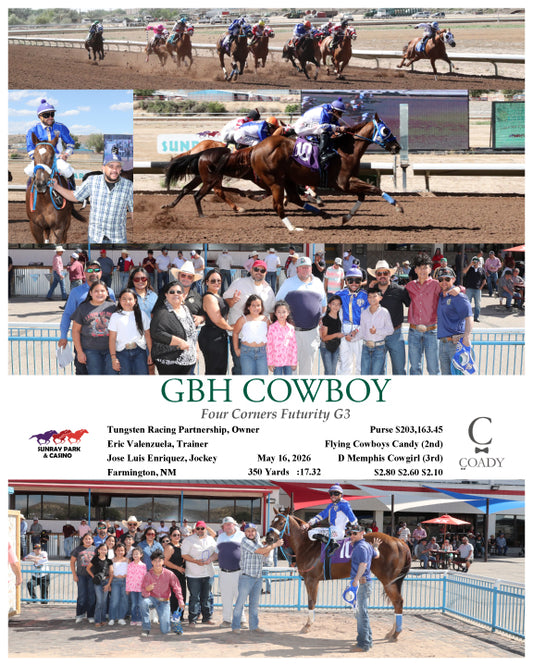 GBH COWBOY - Four Corners Futurity G3 - 05-16-26 - R08 - SRP - Coady Media - Kurtis Coady Photography