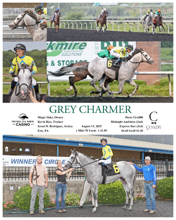 GREY CHARMER - 08-19-25 - R08 - PID - Coady Media - Kurtis Coady Photography