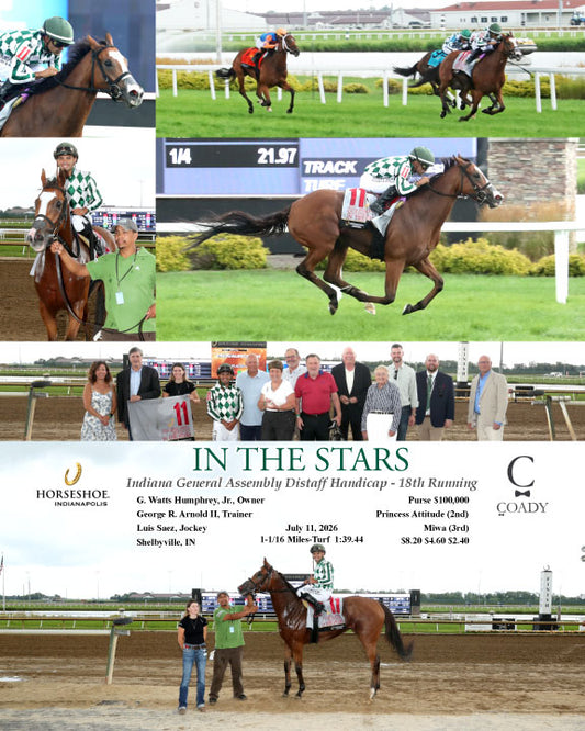 IN THE STARS - Indiana General Assembly Distaff Handicap - 07-11-26 - R08 - IND