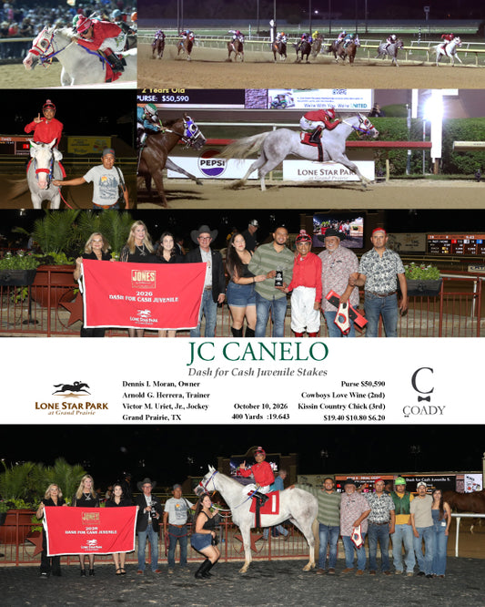 JC CANELO - Dash for Cash Juvenile Stakes - 10-10-26 - R08 - LS - Coady Media - Kurtis Coady Photography