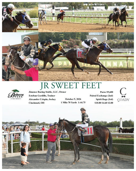 JR SWEET FEET - 100926 - Race 08 - BTP