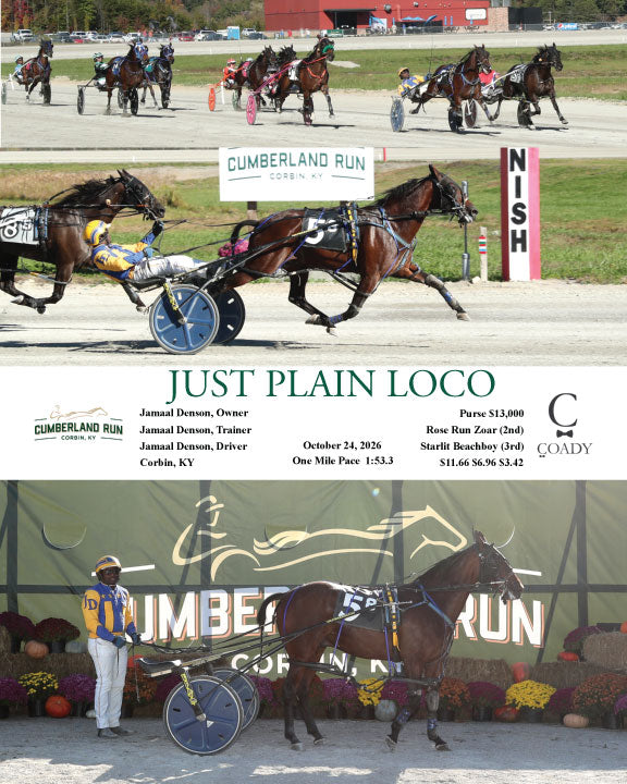JUST PLAIN LOCO - 102426 - Race 08 - CLR - Coady Media - Kurtis Coady Photography