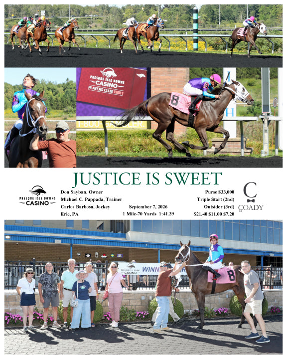 JUSTICE IS SWEET - 09-07-26 - R08 - PID