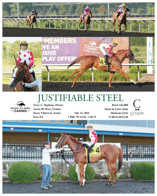 JUSTIFIABLE STEEL - 07-14-26 - R08 - PID