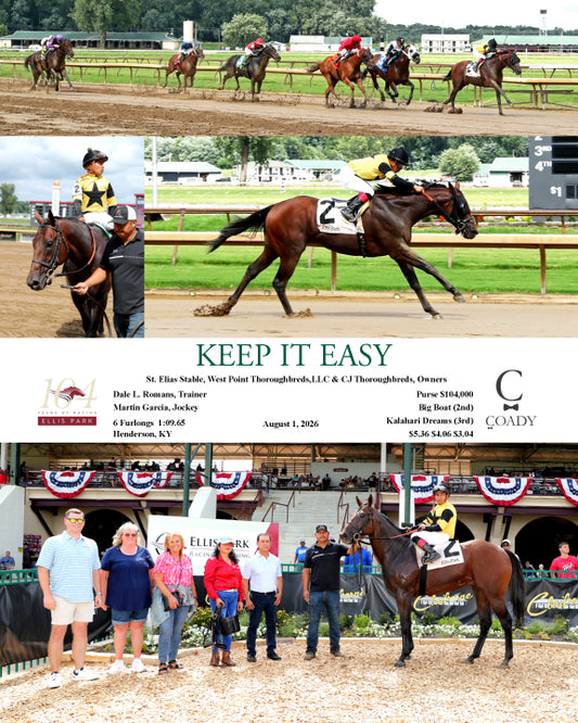 KEEP IT EASY - 080126 - Race 08 - ELP