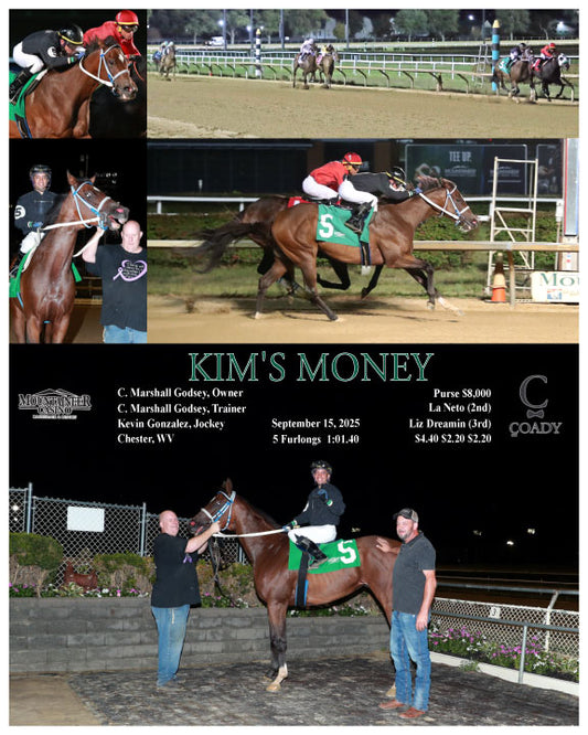 KIM'S MONEY - 09-15-25 - R08 - MNR