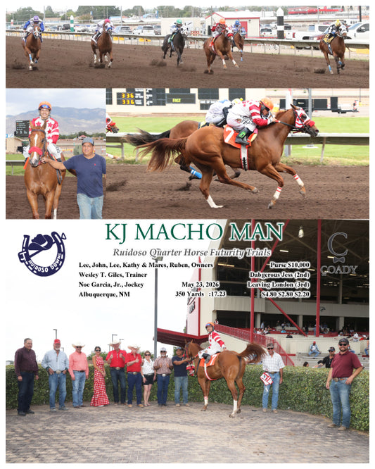 KJ MACHO MAN - Ruidoso Quarter Horse Futurity Trials - 05-23-26 - R08 - RUI - Coady Media - Kurtis Coady Photography