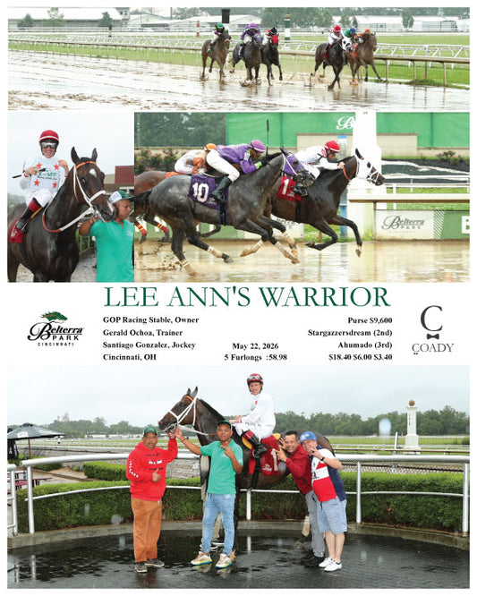 LEE ANN'S WARRIOR - 05-22-26 - R08 - BTP - Coady Media - Kurtis Coady Photography