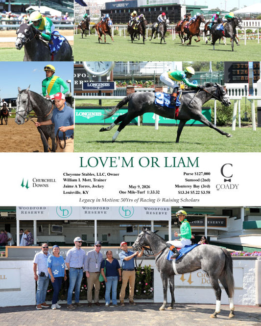 LOVE'M OR LIAM - 050926 - Race 08 - CD - Coady Media - Kurtis Coady Photography