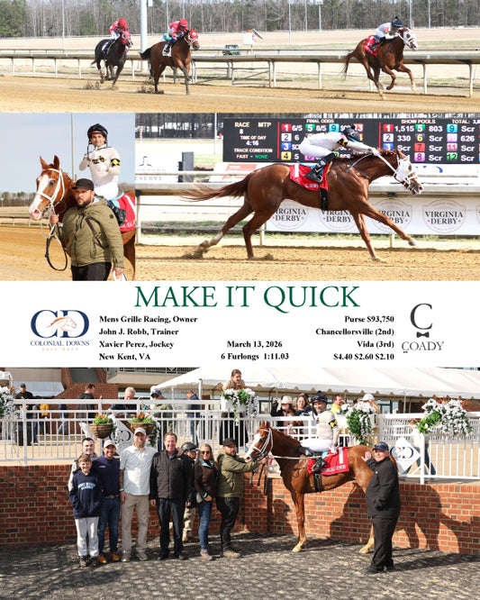 MAKE IT QUICK - 03-13-26 - R08 - CNL - Coady Media - Kurtis Coady Photography