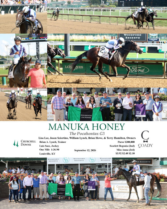 MANUKA HONEY - The Pocahontas G3 - 091226 - Race 08 - CD