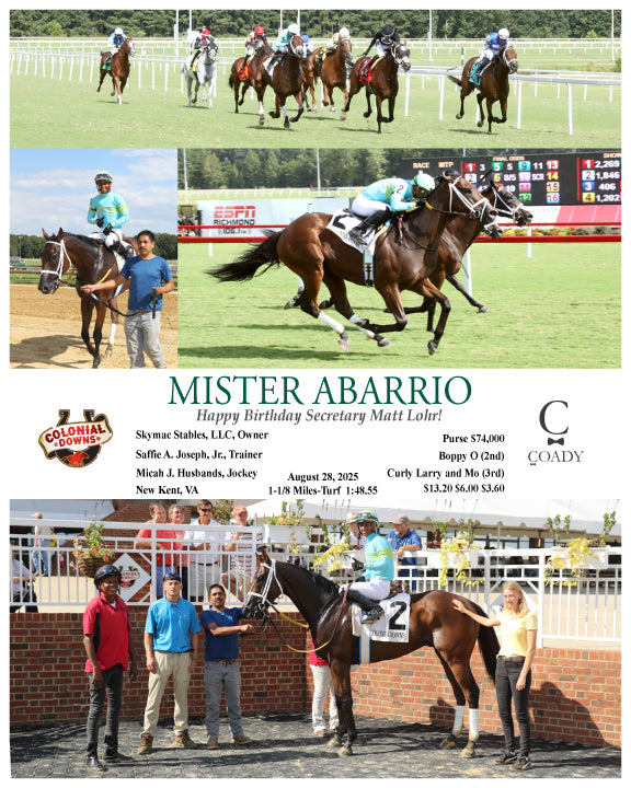 MISTER ABARRIO - Happy Birthday Secretary Matt Lohr! - 08-28-25 - R08 - CNL - Coady Media - Kurtis Coady Photography