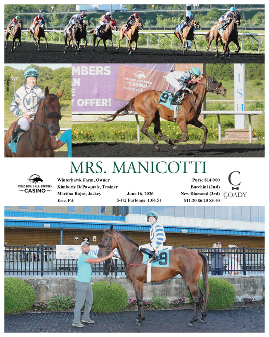 MRS. MANICOTTI - 06-16-26 - R08 - PID
