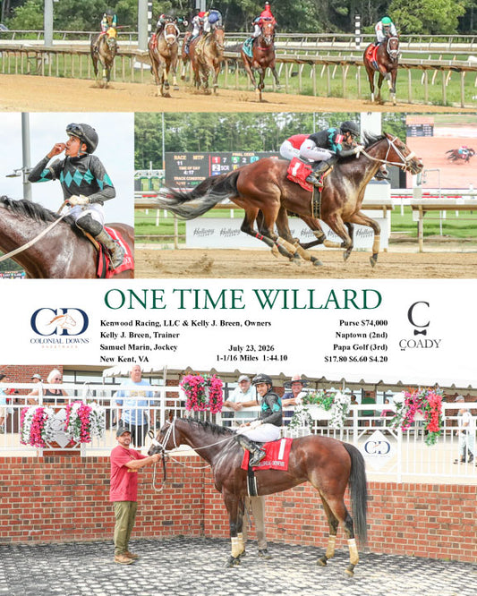 ONE TIME WILLARD - 07-23-26 - R08 - CNL