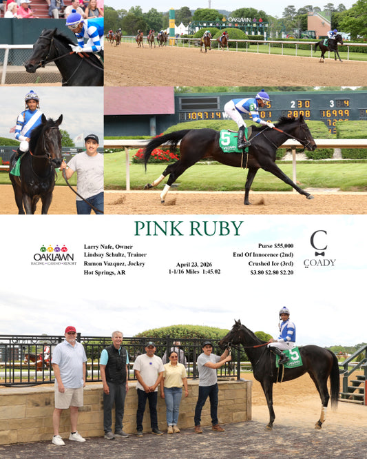 PINK RUBY - 042326 - Race 08 - OP - Coady Media - Kurtis Coady Photography