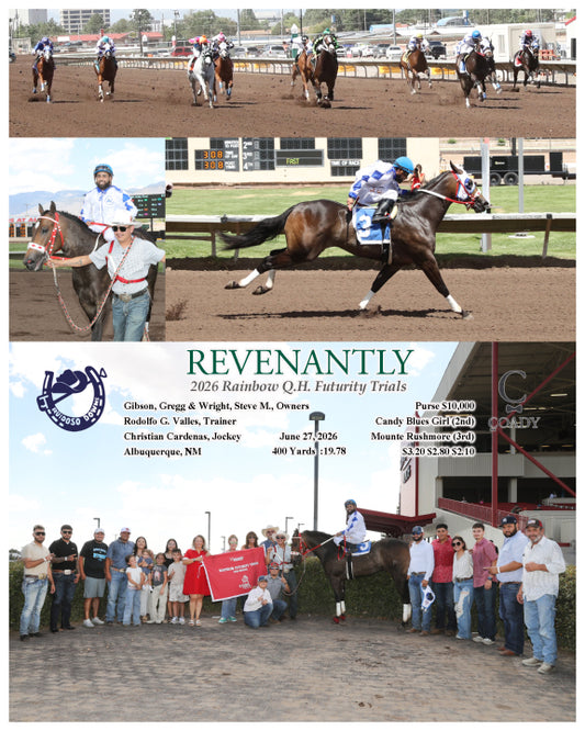 REVENANTLY - 2026 Rainbow Q.H. Futurity Trials - 06-27-26 - R08 - RUI