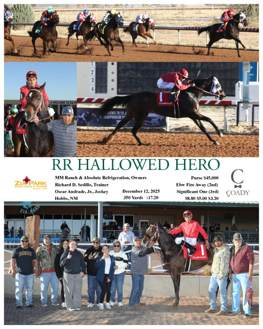 RR HALLOWED HERO - 12-12-25 - R08 - ZIA