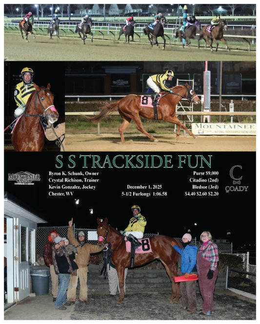 S S TRACKSIDE FUN - 12-01-25 - R08 - MNR