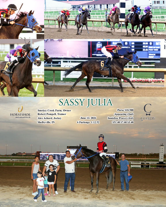 SASSY JULIA - 06-13-26 - R08 - IND