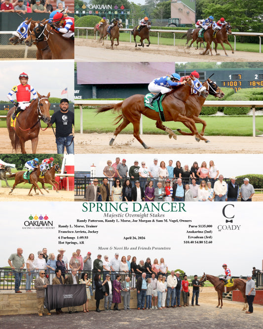 SPRING DANCER - Majestic Overnight Stakes - 04-26-26 - R08 - OP - Coady Media - Kurtis Coady Photography