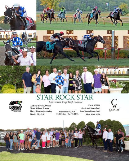 STAR ROCK STAR - Louisiana Cup Turf Classic - 09-19-26 - R08 - LAD