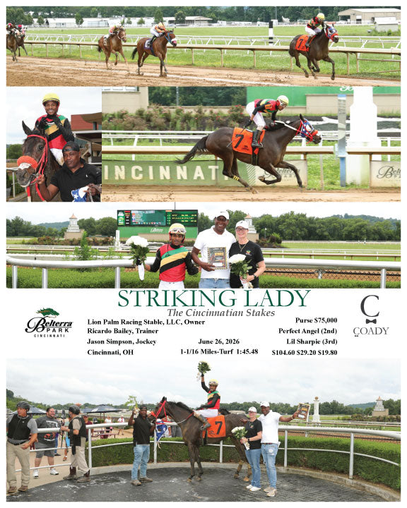 STRIKING LADY - 062626 - Race 08 - BTP  The Cincinnatian Stakes
