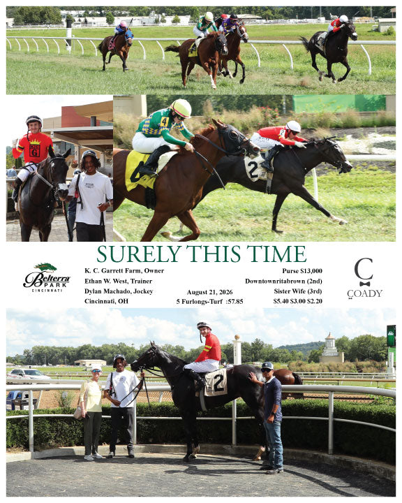 SURELY THIS TIME - 082126 - Race 08 - BTP
