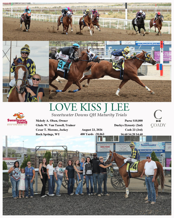 LOVE KISS J LEE - Sweetwater Downs QH Maturity Trials - 08-23-26 - R08 - SWF