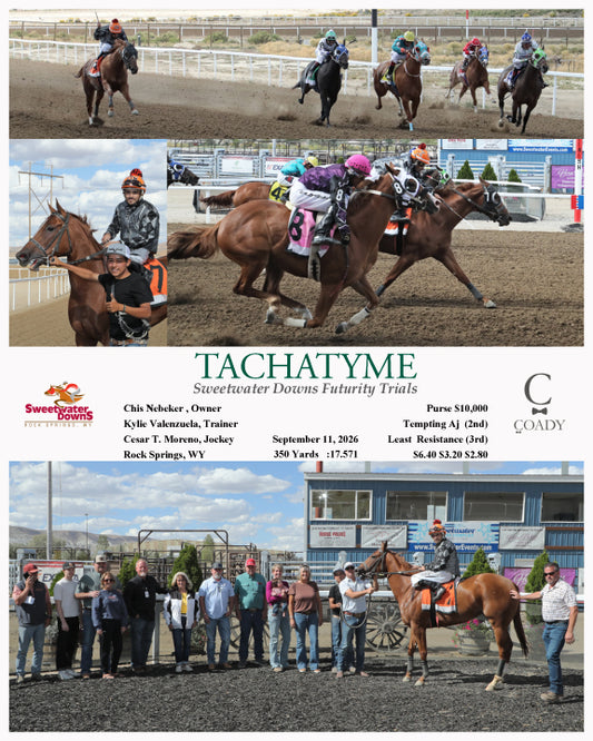 TACHATYME - Sweetwater Downs Futurity Trials - 09-11-26 - R08 - SWF