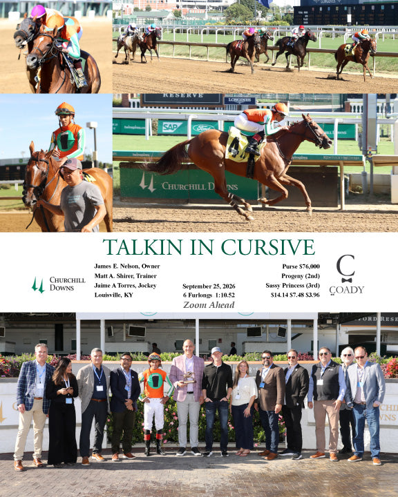 TALKIN IN CURSIVE - 092526 - Race 08 - CD - Group