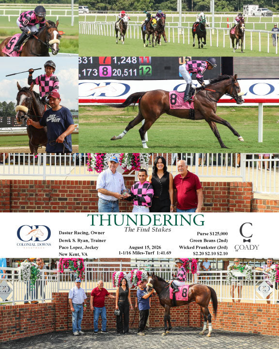 THUNDERING - The Find Stakes - 08-15-26 - R08 Presentation - CNL