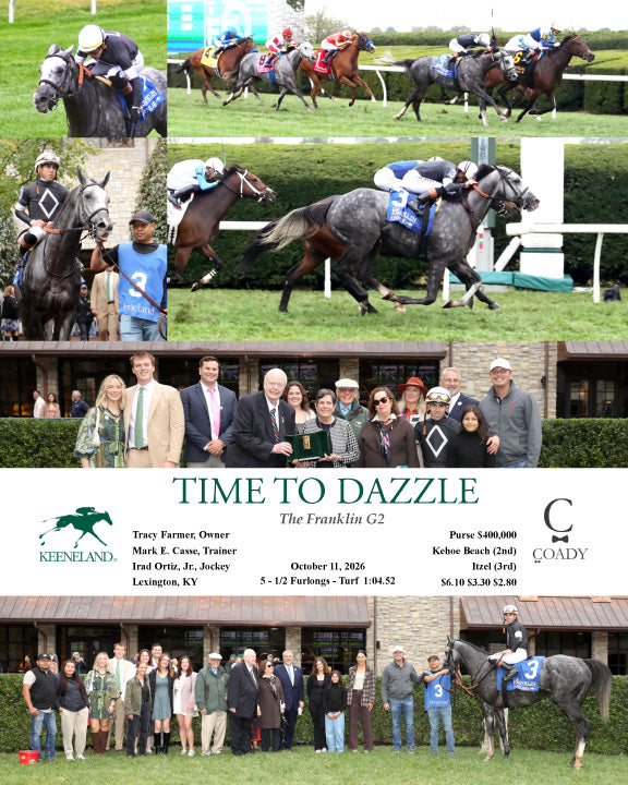 TIME TO DAZZLE - 101126 - Race 08 - KEE  The Franklin G2