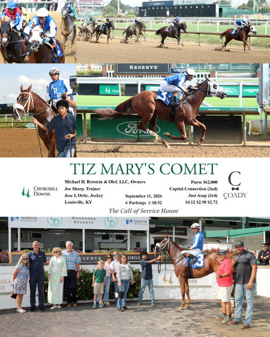 TIZ MARY'S COMET - 091126 - Race 08 - CD