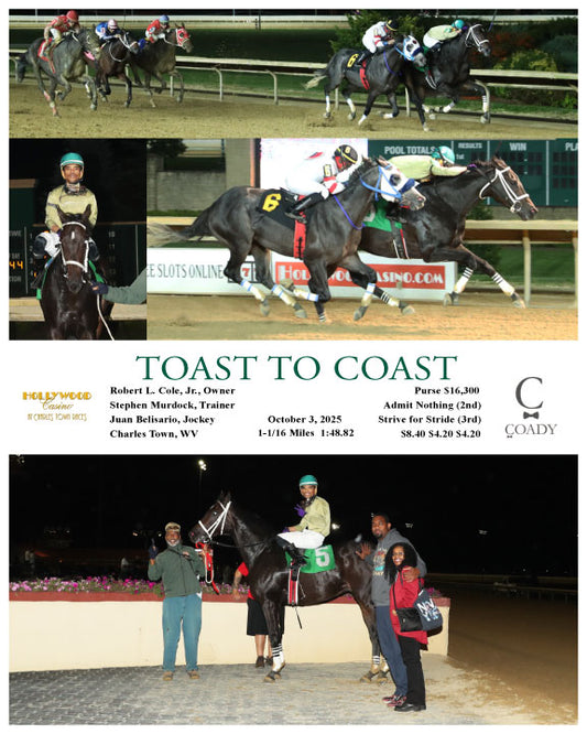 TOAST TO COAST - 100325 - Race 08 - CT