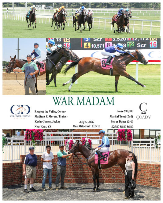 WAR MADAM - 070526 - Race 08 - CNL