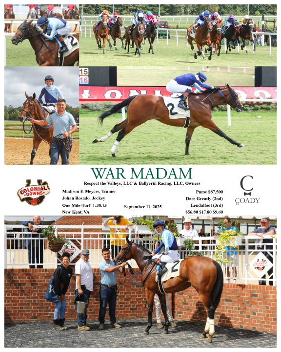 WAR MADAM - 09-11-25 - R08 - CNL - Coady Media - Kurtis Coady Photography