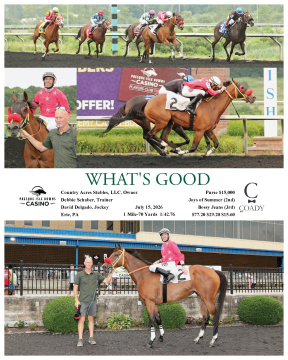 WHAT'S GOOD - 07-15-26 - R08 - PID